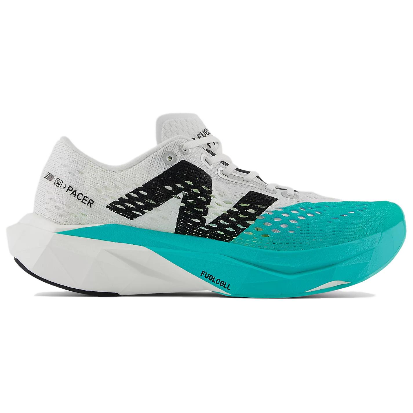 New Balance FuelCell SuperComp Pacer V2 White Cyber Jade Black Women’s