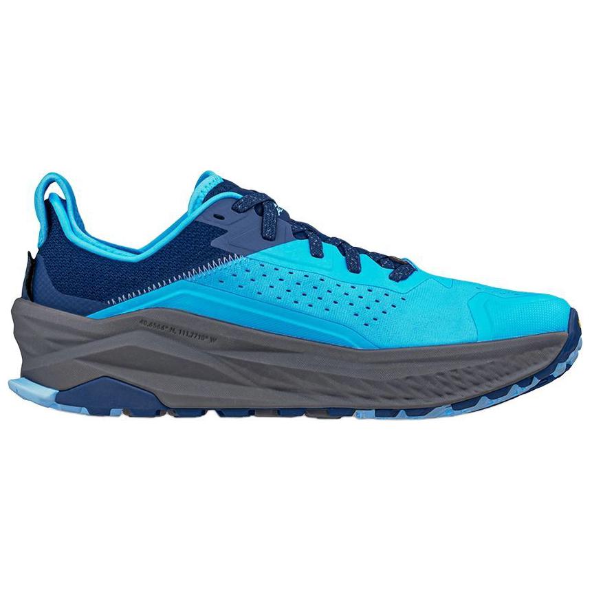 Altra OLYMPUS 6 Slip Resistant Abrasion Resistant Low top Trail Running Shoes Men’s Blue