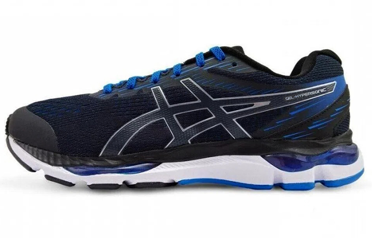 ASICS Gel Hyper Running Shoes Men's Low Top Black/Blue