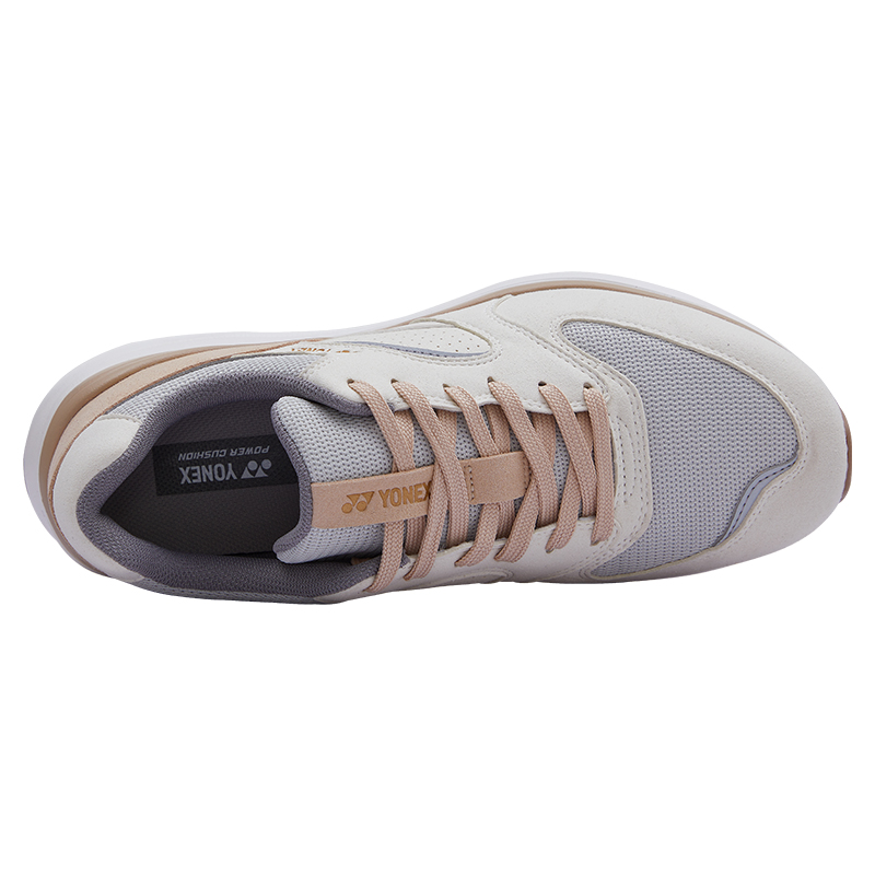 YONEX POWER CUSHION+ Mesh, Textile Cushioning Slip Resistant Breathable Low top Running Shoes Unisex Cream