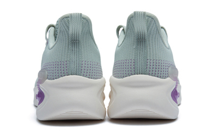 361° Mesh, Textile Slip Resistant Breathable Lightweight Cushioning Low top Running Shoes Women’s Green Purple