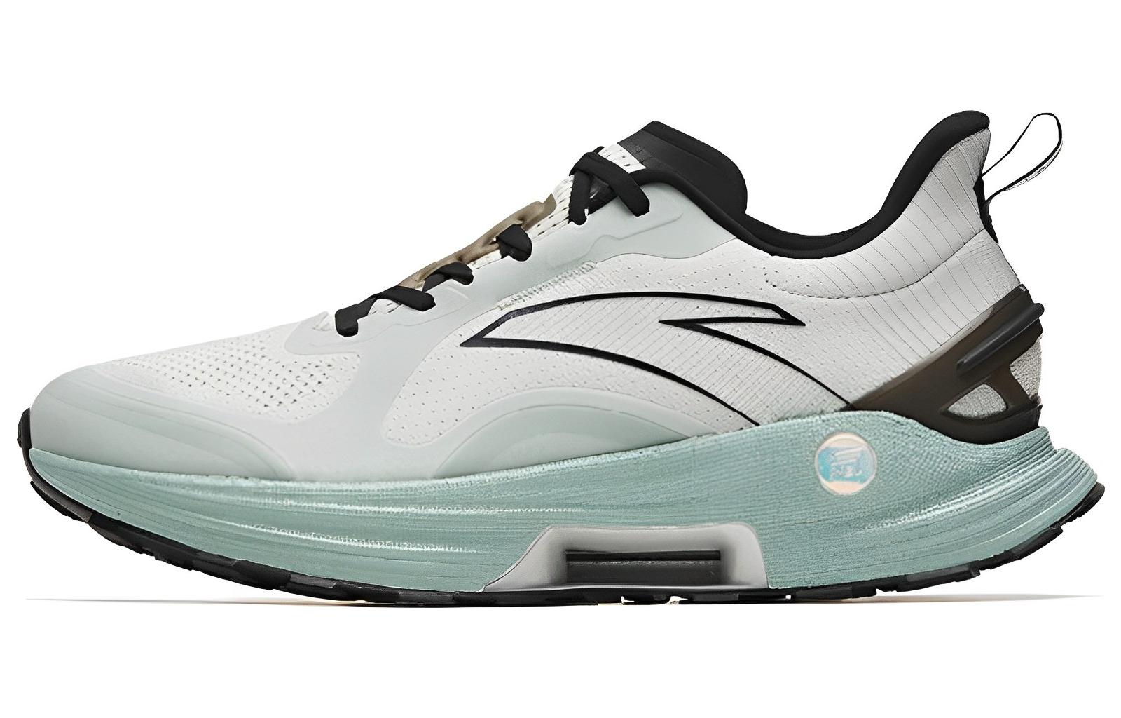 Anta Gen 3.0 Comfortable Slip Resistant Lightweight Rebound Low top Running Shoes Men’s White Gray Green