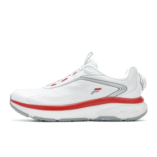 FILA BOA NUVOLE 2 Fabric Breathable Low top Running Shoes Men's Distinguished White