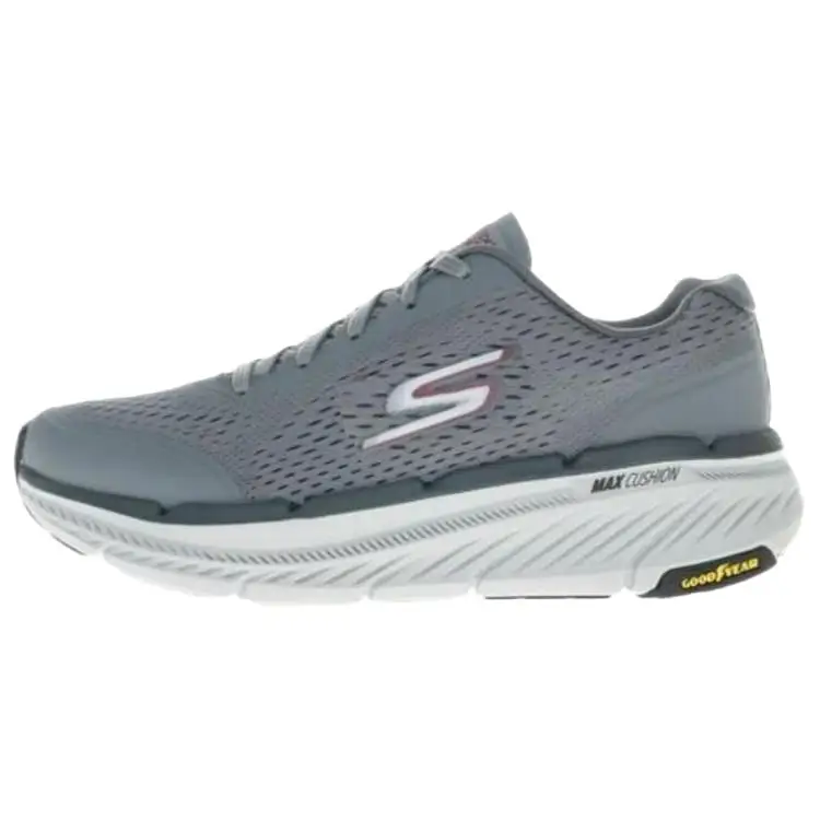 Skechers Comfortable Abrasion Resistant Breathable Low top Running Shoes Men's Gray