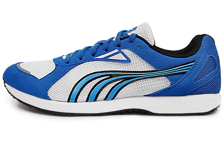 DO WIN Mesh Cushioning Slip Resistant Abrasion Resistant Breathable Low top Running Shoes Unisex Blue White