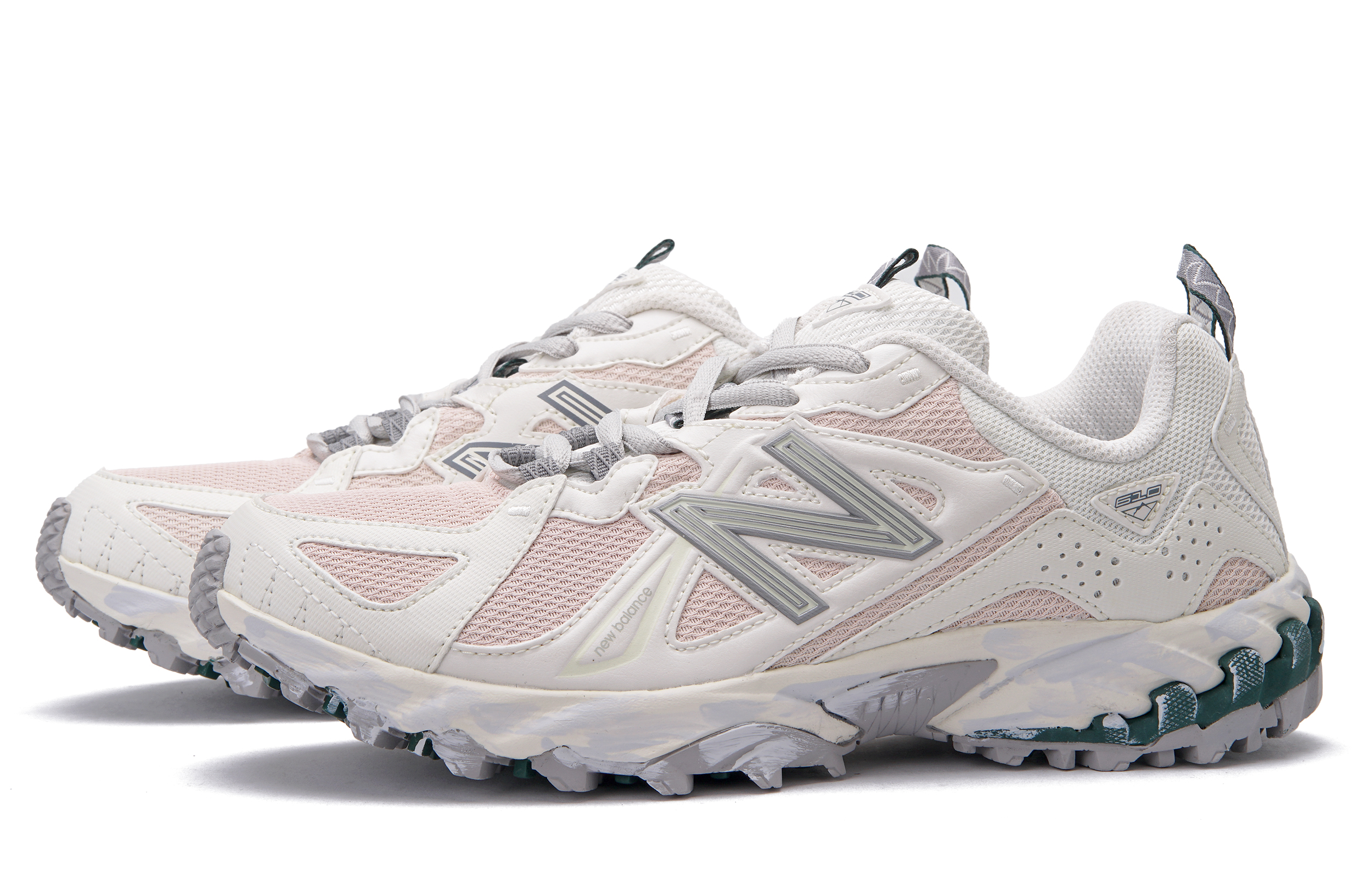 New Balance 610T Peach Foam Low top Outdoor Shoes Unisex Pink White