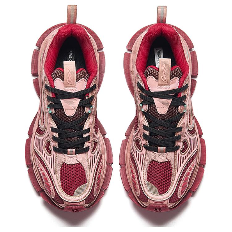 Anta Champion G01 Comfortable Cushioning, Wear Resistant Low top Running Shoes Men’s Red Pink
