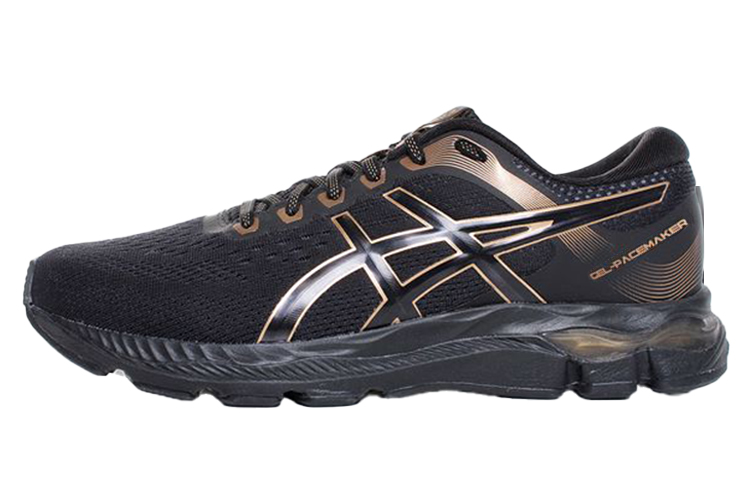 Asics Gel Pacemaker Abrasion Resistant Low top Running Shoes Men's Black Gold