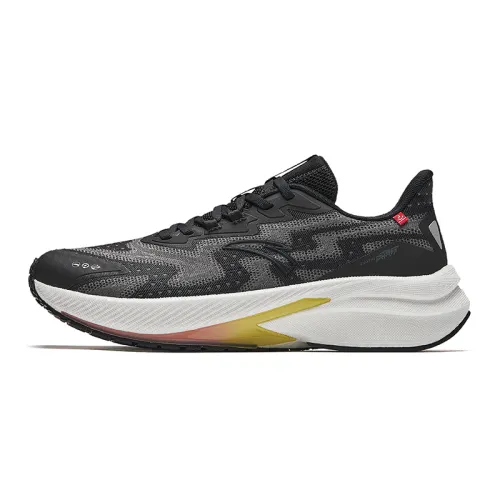 ANTA Rocket 5.0 Running Shoes Women's Low Top Basic Black/Castle Gray