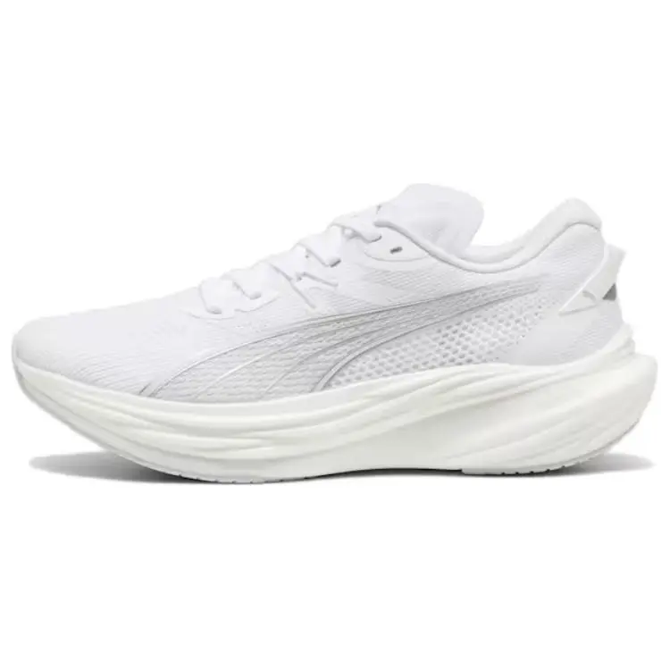 PUMA Deviate NITRO 3 Comfortable Breathable Low top Marathon Running Shoes Men's White