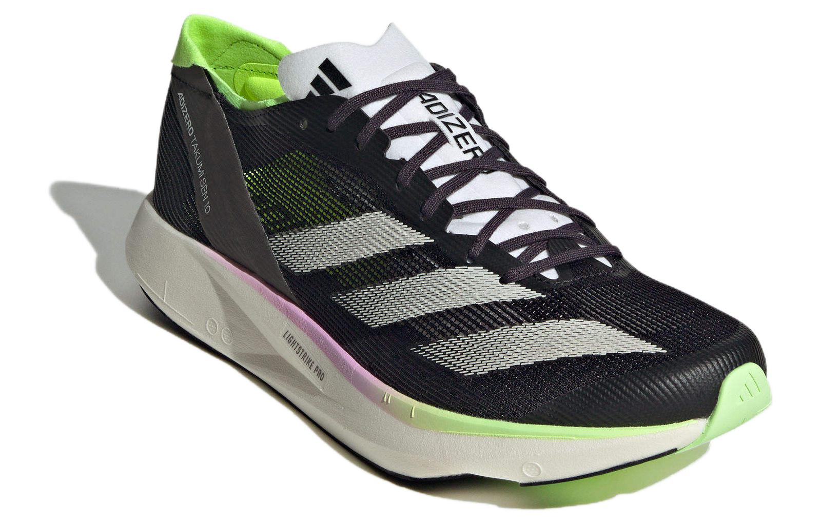 Adidas Adizero Takumi Sen 10 ‘Aurora Black Lucid Lemon’