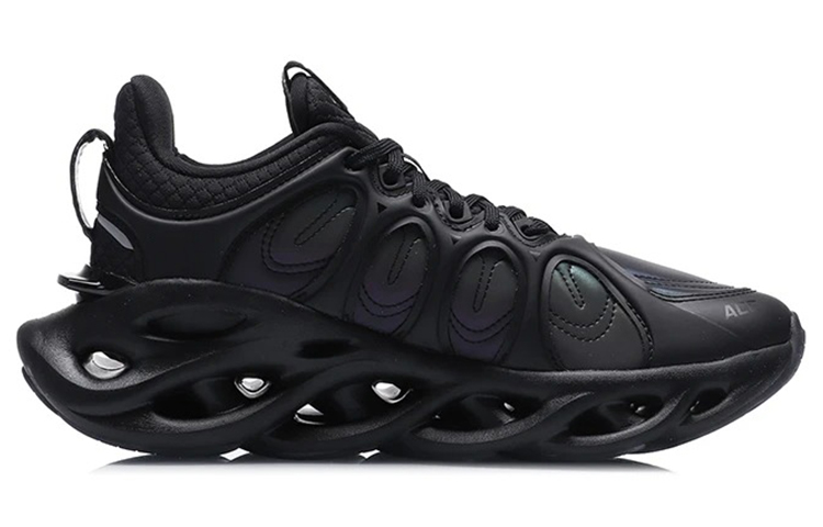Li Ning Arc ACE Cushioning Breathable Lightweight Rebound Low top Running Shoes Women’s Black
