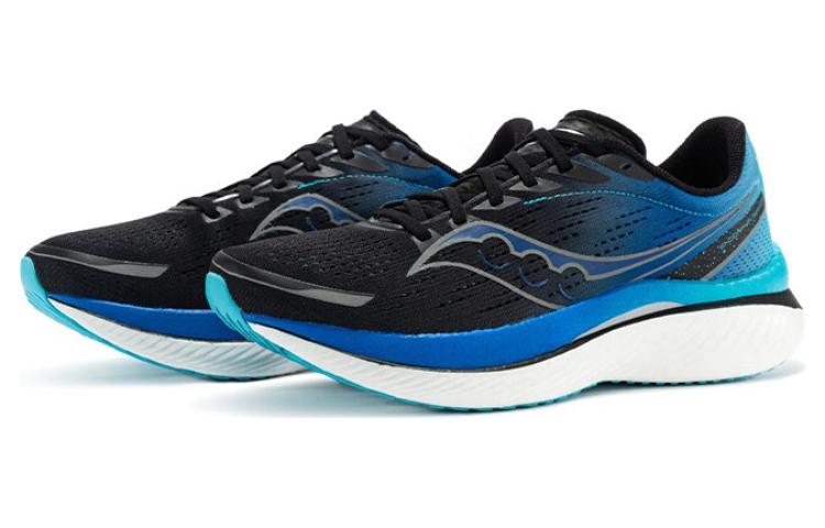 Saucony Endorphin Speed 3 Mesh Cushioning Slip Resistant Abrasion Resistant Low top Running Shoes Men’s Black Blue