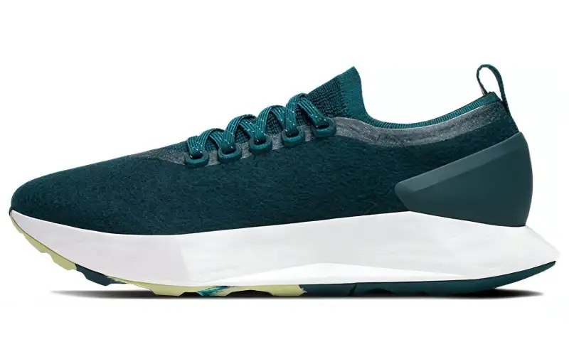 Allbirds Wool Flyer Mizzle Cushioning Low top Running Shoes Men's Emerald