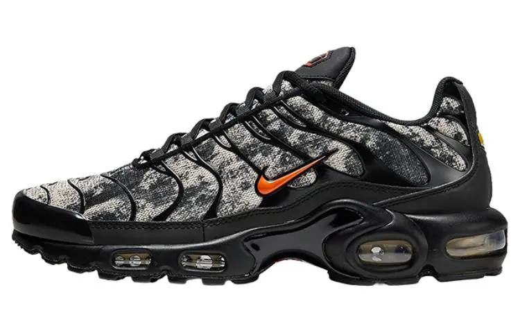 Nike Air Max Plus Camo Black Safety Orange