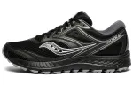 Saucony Cohesion 12 TR Trail Running Abrasion Resistant Low top Running Shoes Men's Black Gray