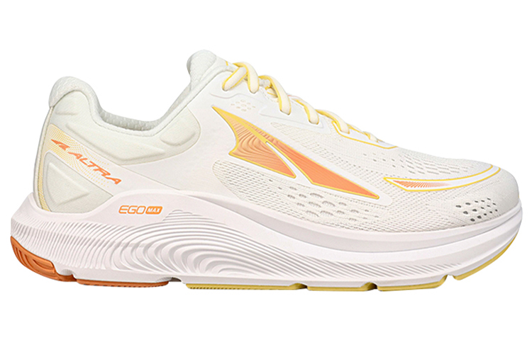 Altra Mesh Cushioning Slip Resistant Abrasion Resistant Low top Running Shoes Women’s Yellow White
