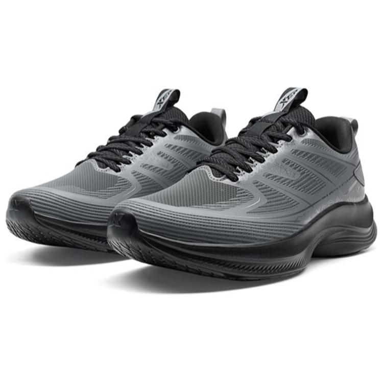 XTEP Cushioning Abrasion Resistant Coverage Low top Casual Running Shoes Men’s Gray