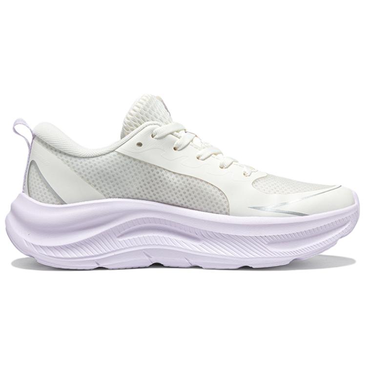 361° Slip Resistant Abrasion Resistant Low top Casual Sprint Running Shoes Women’s White Purple