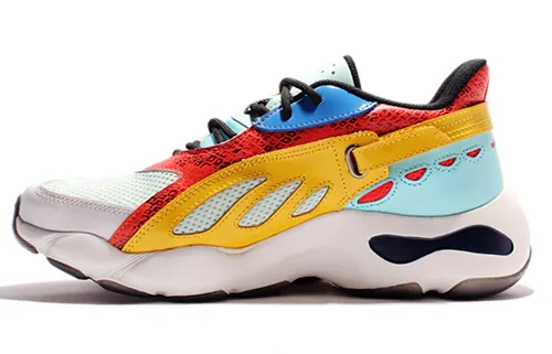 Li Ning Chunky Sneakers Women's Low Top Yellow/Red