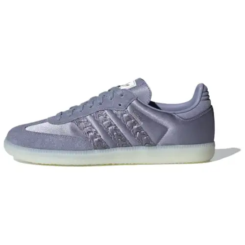 Adidas Originals SAMBA OG Abrasion Resistant Low top Skateboard Shoes Women's Purple