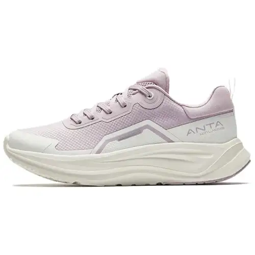 Anta Le Dao Lightweight Cushioning Lightweight Cushioning Low top Casual Running Shoes Women's Pink White