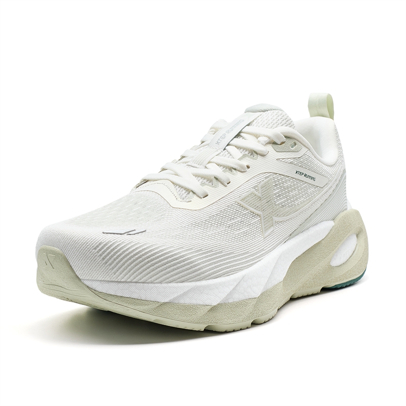 XTEP Lingbu 2 Cushioning Slip Resistant Low top Running Shoes Women’s White Green