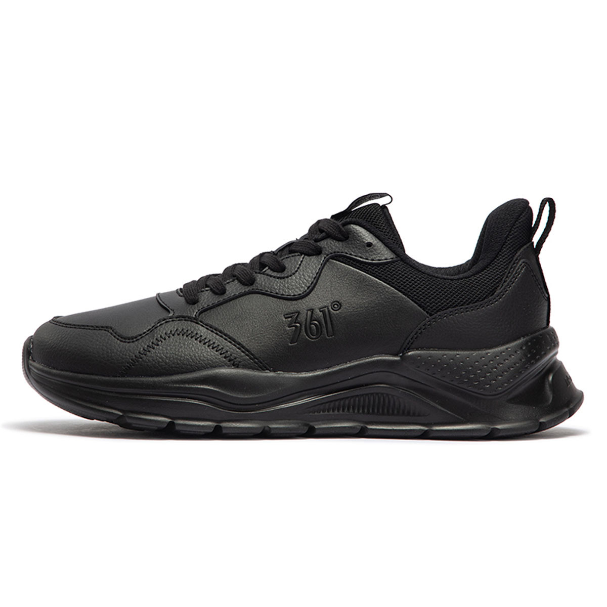 361° Vintage Cushioning Abrasion Resistant Lightweight Low top Casual Running Shoes Men’s Obsidian Black