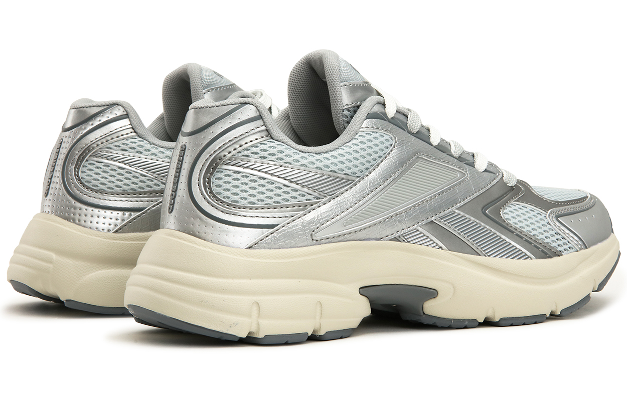 Reebok Low top Running Shoes Unisex Gray Silver