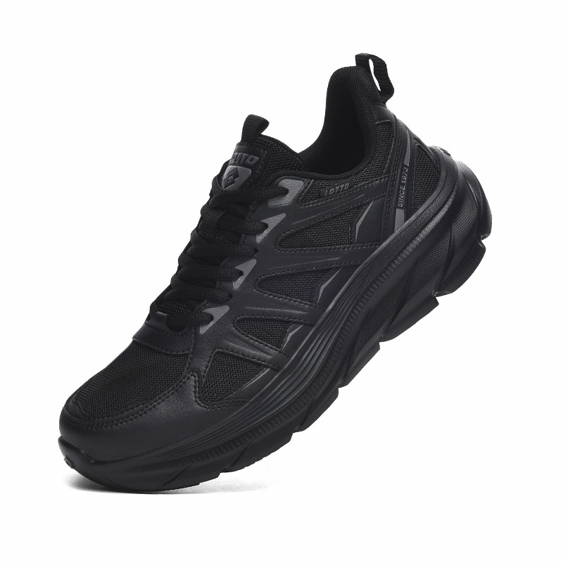 LOTTO Cushioning Slip Resistant Abrasion Resistant Low top Outdoor Shoes Men’s Black