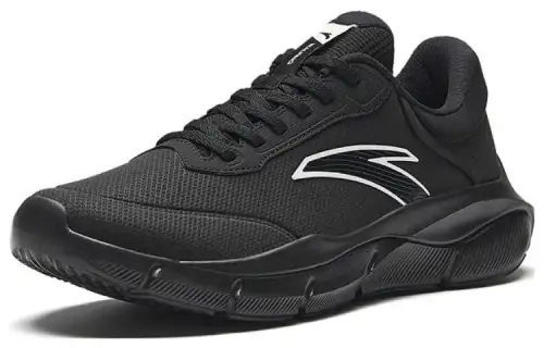 Anta Slip Resistant Low top Running Shoes Men's Black
