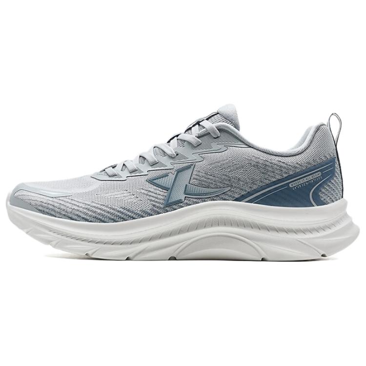 XTEP Coverage Slip Resistant Low top Casual Running Shoes Men’s Gray Blue
