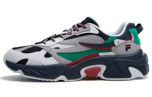 FACETASM x FILA FUSION RACCOON X FACETASM Textile, Synthetic Leather, Split Suede Low top Chunky Sneakers Men's
