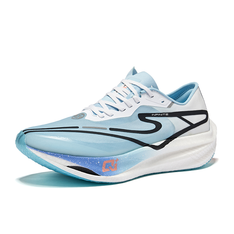 Erke Cyan Realm 2.0 Cushioning Rebound Low top EVA Midsole/Rubber Outsole Marathon Training Race Running Shoes Men’s