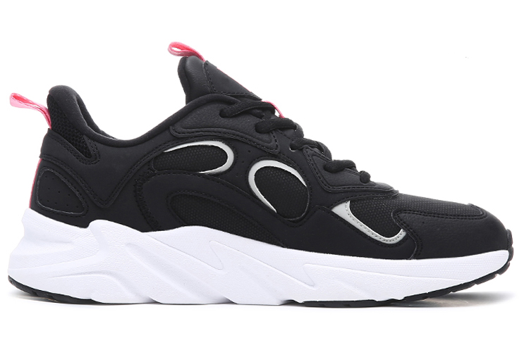Erke Cushioning Slip Resistant Abrasion Resistant Low top Casual Running Shoes Women’s Jet Black