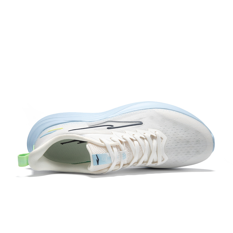 Erke Mesh Cushioning Breathable Lightweight Low top Casual Running Shoes Men’s White Blue