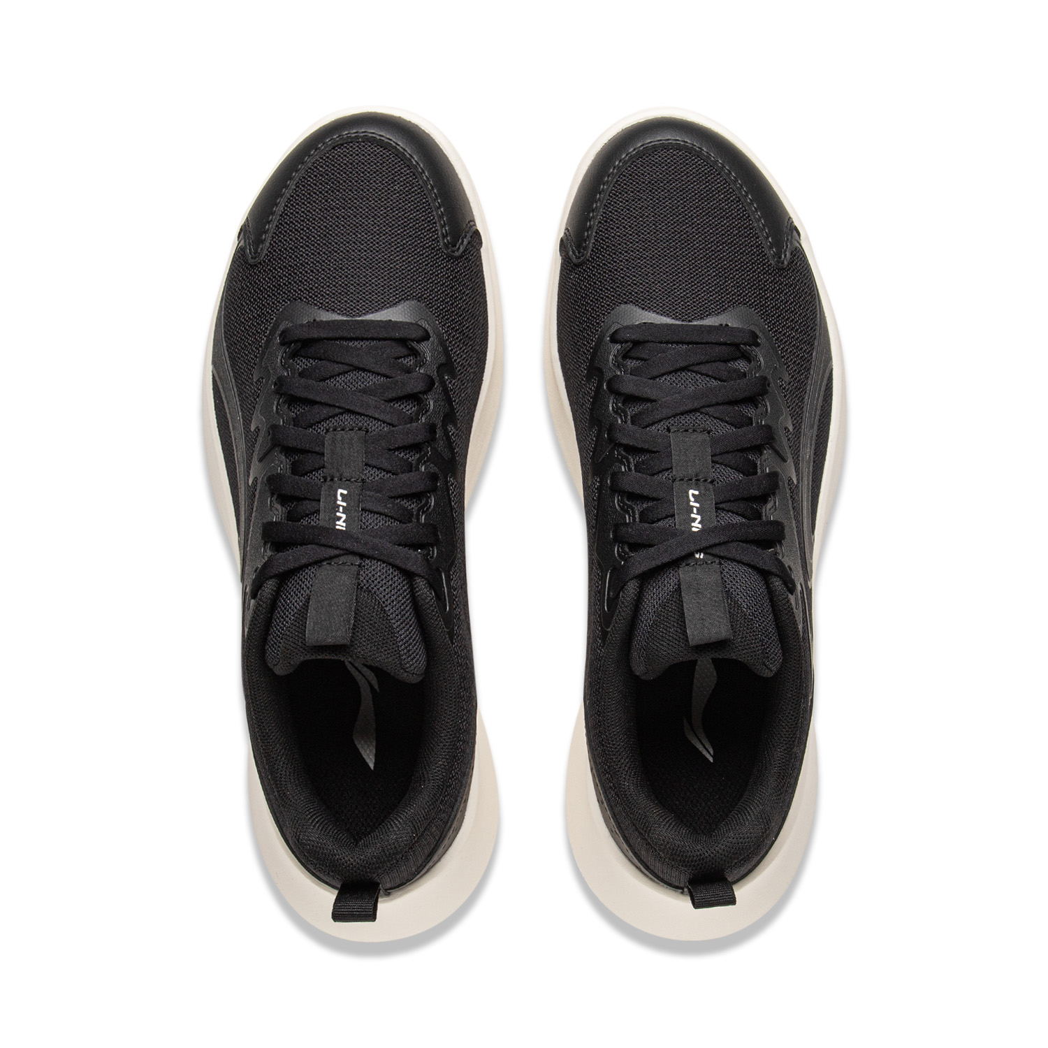 Li Ning Light Feather FW Cushioning Slip Resistant Abrasion Resistant Breathable Low top Running Shoes Women’s Black