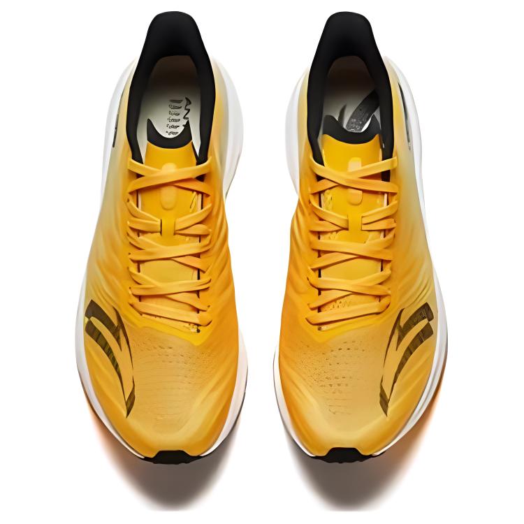 Anta MACH 4.0 Slip Resistant Abrasion Resistant Low top Casual Running Shoes Men’s Yellow Black