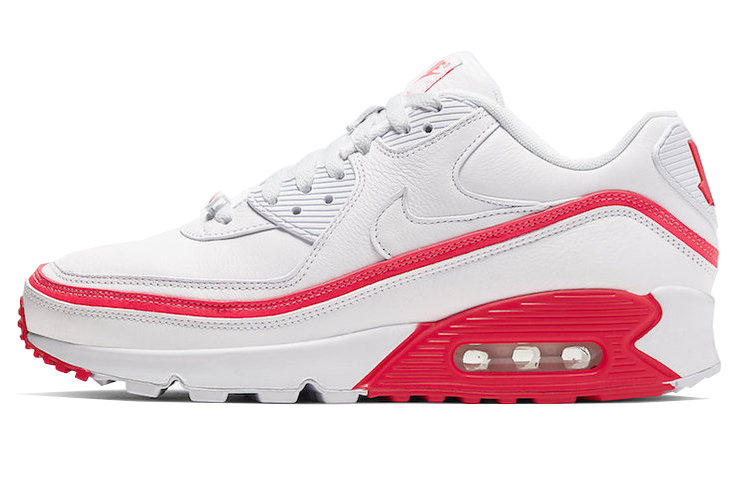 Кроссовки UNDEFEATED x Nike Air Max 90 (бело-красные)