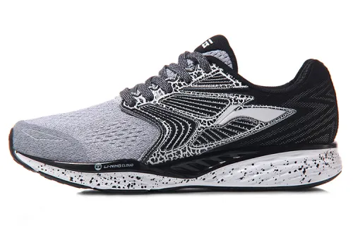 Li Ning Cloud 4 Textile, TPU Cushioning Slip Resistant Abrasion Resistant Breathable Lightweight Low top Running Shoes
