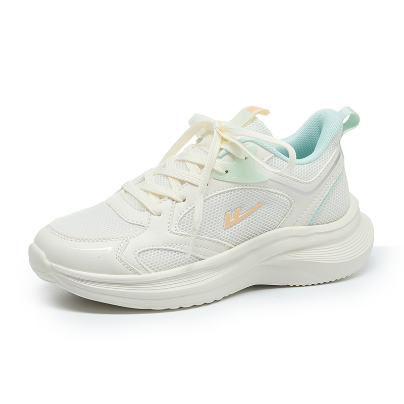 WARRIOR Running Shoes Women’s Low Top Beige/Green