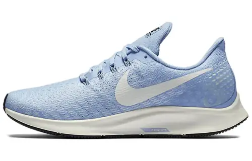 Nike Pegasus 35 cushioning sports mesh non-slip lightweight low top air cushion casual running shoes women blue and white