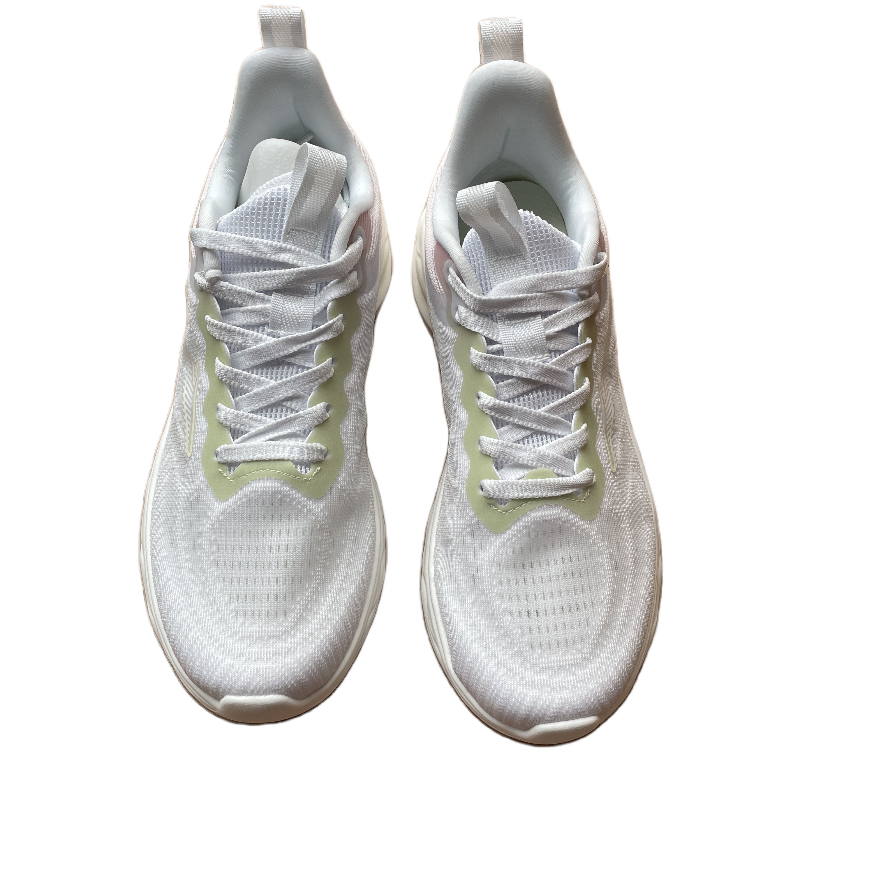 Erke Comfortable And Breathable Fabric Low top Running Shoes Women’s White Pink