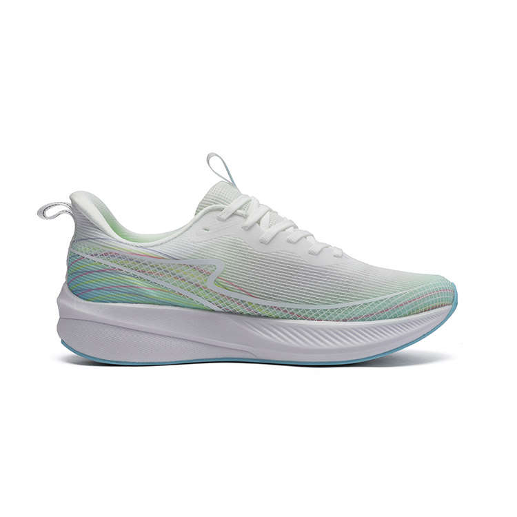 LPMX Cushioning Rebound Abrasion Resistant Breathable Low top Running Shoes Unisex Sky Blue Green