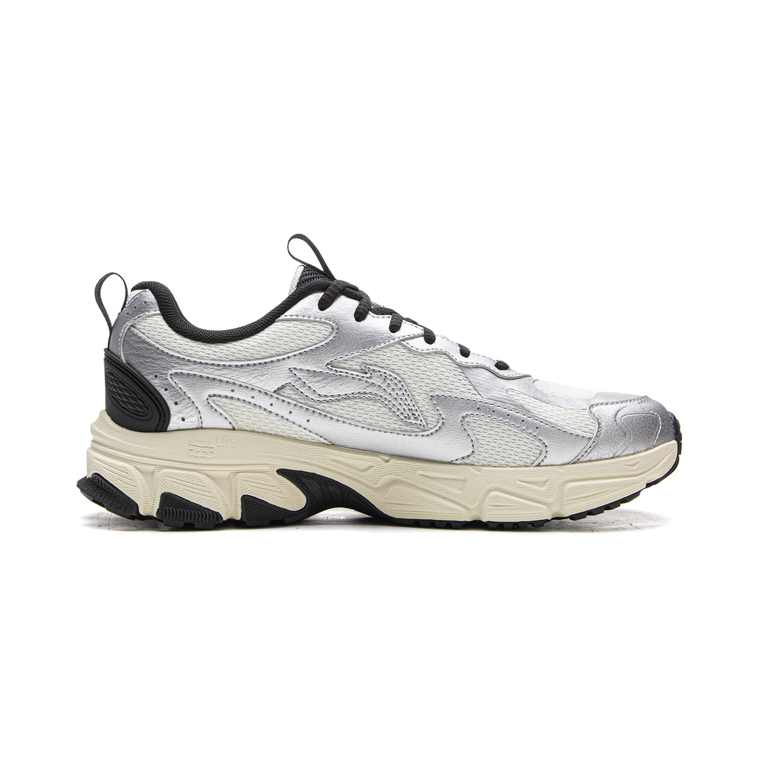 Li Ning Carefree V2 Low top Running Shoes Men’s Silver White