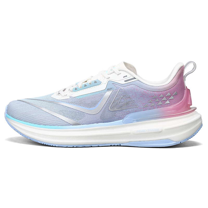 PEAK Taichi 6.0 Fabric Cushioning Slip Resistant Abrasion Resistant Low top Casual Running Shoes Men’s Blue Purple