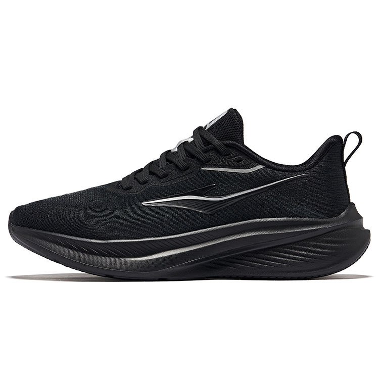 Erke Cushioning Rebound Breathable Low top Running Shoes Men’s Jet Black
