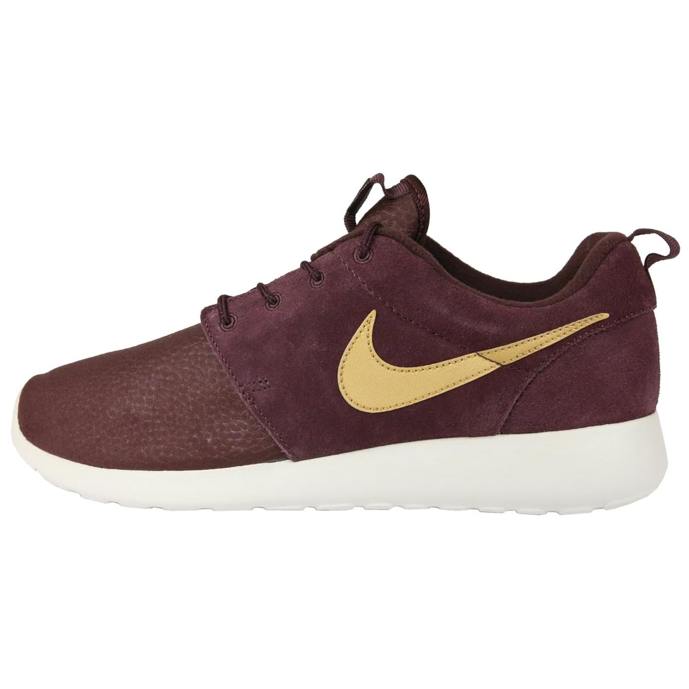 Nike Roshe One Suede Mahogany Metallic Gold