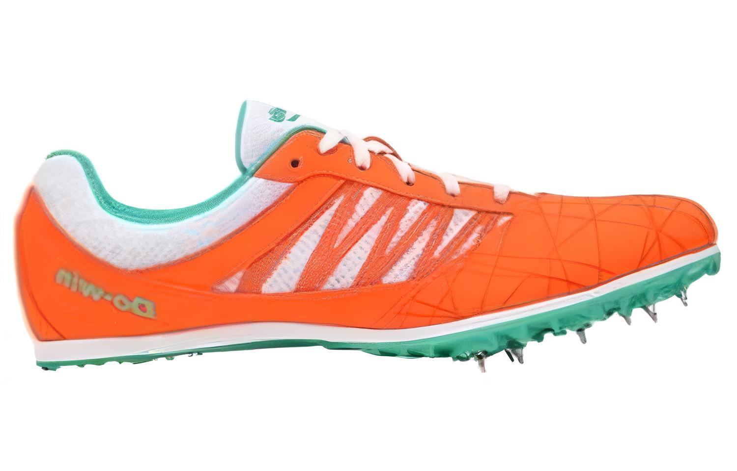 DO WIN Cushioning Slip Resistant Abrasion Resistant Low top Running Shoes Unisex Orange White