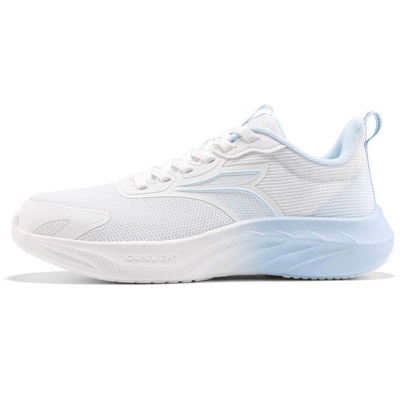 361° Cushioning Breathable Cushioning Breathable Low top Casual Running Shoes Women’s White Blue